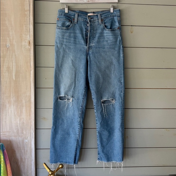 Levi’s Ribcage Straight Ankle Jeans – Size 30 - Picture 3 of 8